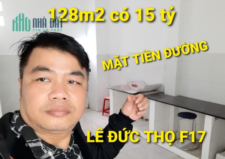128m2 Mặt Tiền Kinh Doanh Lê Đức Thọ Gò Vấp