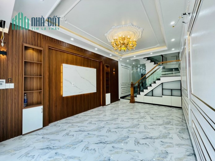 Nhà xây mới 61m2 x 4,5 tầng THANG MÁY Ngay đường Đằng Hải, Hải An chỉ 5ty2