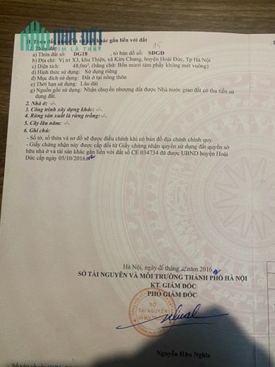 ĐẤU GIÁ YÊN VĨNH KIM CHUNG 48M VIEW TRƯỜNG HỌC