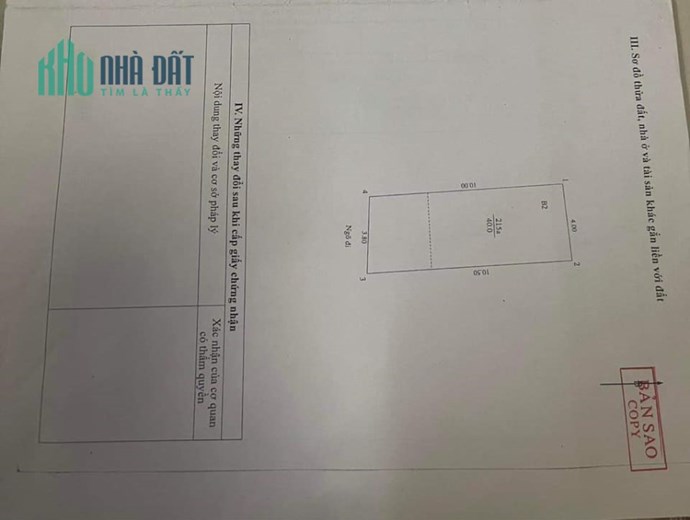 Bán nhà ngõ 228 Khương Đình 40m x 6 tầng, mt: 3.8m