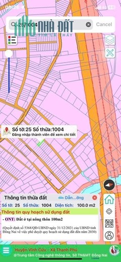 CHÍNH CHỦ BÁN NHANH LÔ ĐẤT Vị Trí Đắc Địa Tại Ấp 5, Xã Thạnh Phú, Vĩnh Cửu - ĐỒNG NAI