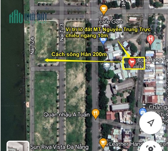 Chủ cần bán GẤP lô đất sát sông Hàn, cạnh khu biệt thự SunGroup ngang 10m giá chỉ 38tr/m2