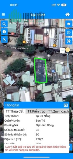 Chủ cần bán GẤP lô đất sát sông Hàn, cạnh khu biệt thự SunGroup ngang 10m giá chỉ 38tr/m2