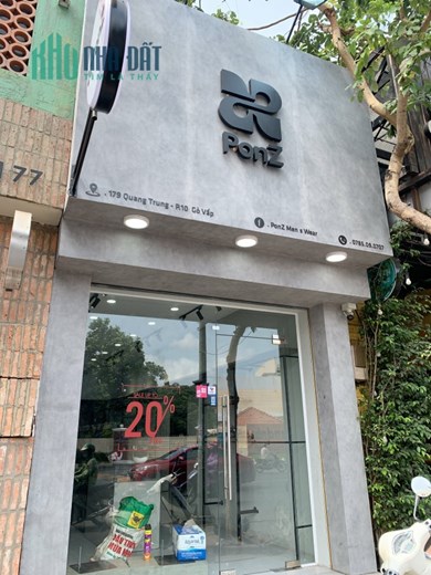 XUẤT CẢNH SANG GẤP MB SHOP MT 179 QUANG TRUNG , F.10 , Q. GÒ VẤP ( SANG RẺ 180 TR Đầu tư hơn 400