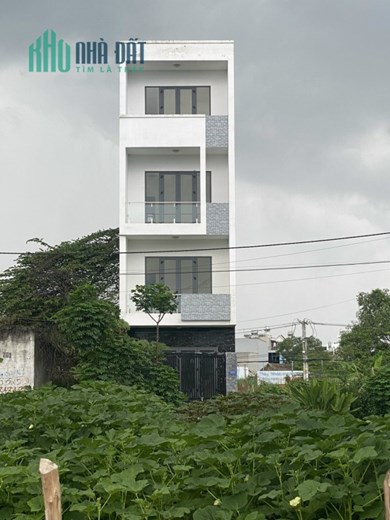 BÁN NHÀ MỚI, ĐẸP KDC P.LONG TRƯỜNG, TP.THỦ ĐỨC(Q9), TP.HCM, 61.3M2 NHÀ 1 TRỆT 3 LẦU, ĐƯỜNG TRƯỚC