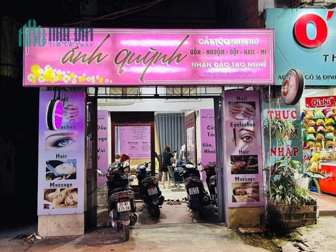 CHÍNH CHỦ SANG NHƯỢNG LẠI CỬA HÀNG TÓC NAIL MI TẠI ĐỊNH CÔNG HẠ – HOÀNG MAI – HÀ NỘI