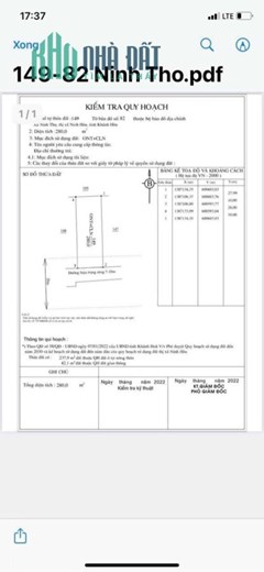 Bán lô đất Thôn Ninh Điền  xã Ninh Thọ thị xã Ninh Hòa Nam Vân Phong
