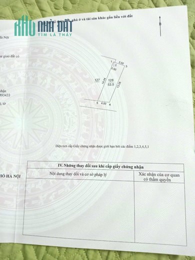 Cần tiền bán nhanh mảnh đất 53,3m Mạch Lũng - Đại Mạch Đông Anh HN