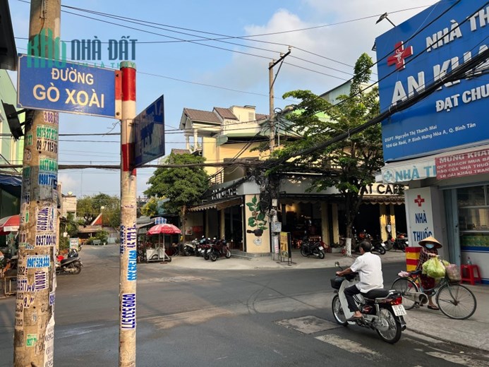 CHO THUÊ MẶT BẰNG 80M2 CĂN GÓC 2 MẶT TIỀN ĐƯỜNG GÒ XOÀI, PHƯỜNG BÌNH HƯNG HÒA A
