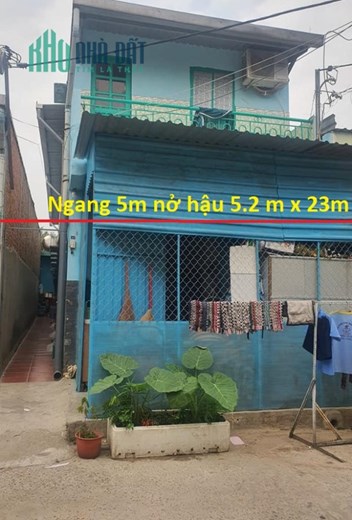 Bán nhà HXT đường Tân Hòa Đông, Bình Tân, 118m2, 5x23, 2 tầng, 7PN, giá 6.4 tỷ TL chính chủ.