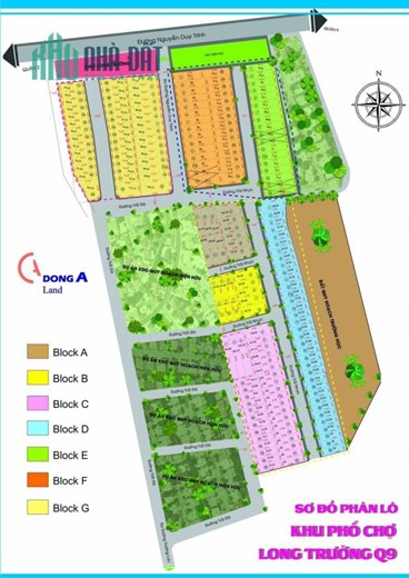 BÁN ĐẤT KDC RIOCASA ĐƯỜNG NGUYỄN DUY TRINH, P.LONG TRƯỜNG, 68M2(4X17), ĐƯỜNG XE Ô TÔ, H.TÂY NAM.