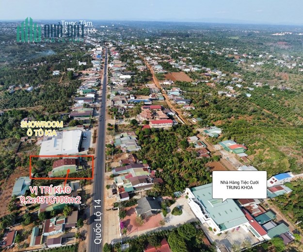 CHÍNH CHỦ CẦN BÁN Kho Bãi Kinh Doanh Vị Trí Đắc Địa Quốc Lộ 14, Buôn Hồ Đăk Lăk