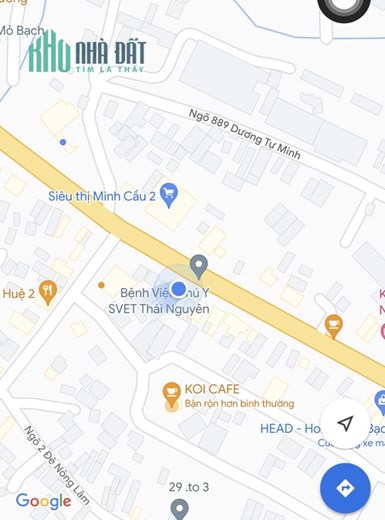 Chính chủ cần bán nhanh 2 căn nhà liền kề gần Ngã Ba Mỏ Bạch – Đường Dương Tự Minh - TP Thái Nguyên.