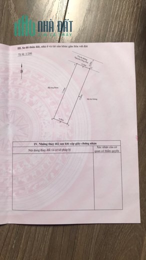 Bán đất mặt đường Nguyễn Công Hoà - Lê Chân 148m, mặt tiền 8.2m GIÁ 110 tr/m