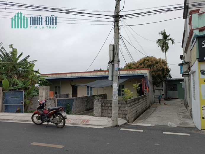 LÔ GÓC mặt đường  tại Trà Khê, Anh Dũng, Dương Kinh, có nhà cấp 4