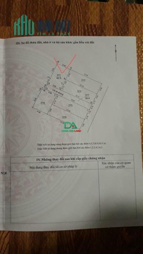 Bán đất Thôn Mỹ Nội Bắc Hồng Đông Anh giá hơn 800tr