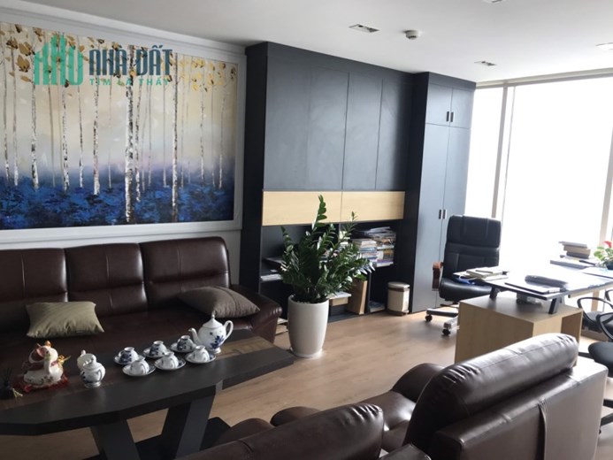 Cho thuê văn phòng siêu phẩm 465m2 full nội thất gỗ xịn tòa 319 Tower, Lê Văn Lương, giá rẻ nhất
