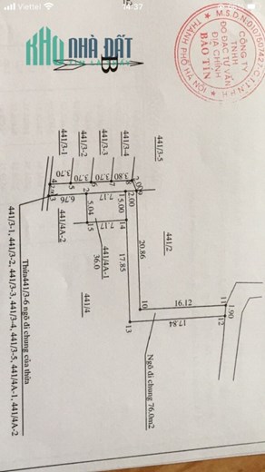 36m2 Ô GÓC 2 MẶT TIỀN KIM CHUNG HOÀI ĐỨC HÀ NỘI