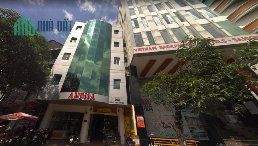 Nhà MT  Lê Lai, Bến Thành, Quận 1, 8x22m, trệt 4 lầu, 100ty