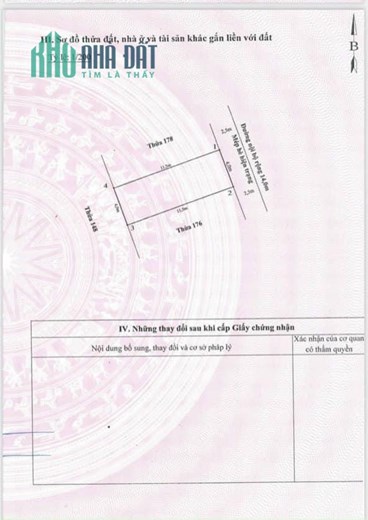 Bán đất lô số 177 Tái Định Cư Cây Đa diện tích 46m GIÁ 3.22 tỉ cực đẹp