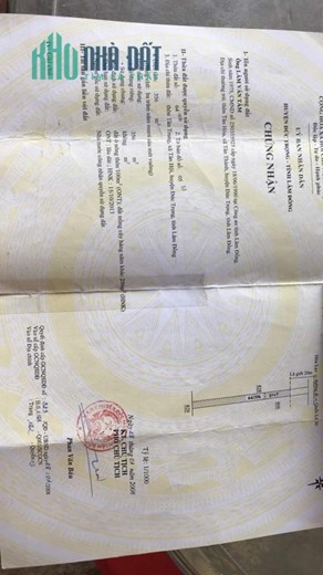 Cần bán nhanh lô đât đẹp mặt tiền quốc lộ 20 tại Tân Hội. Đức Trọng. Lâm Đồng