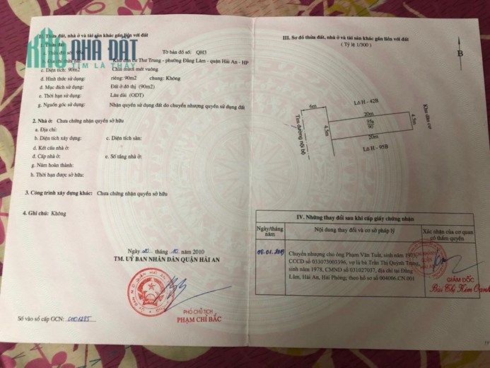 Bán nhà Khu phân lô 193 Văn Cao diện tích 90m đường 12m xây độc lập 4 tầng GIÁ 6.9 tỉ