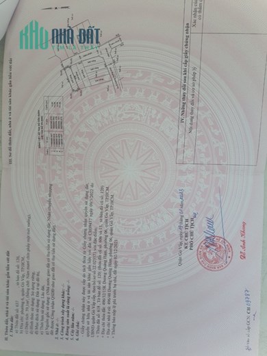Bán đất HXH 496/ Dương Quảng Hàm, P.6, GV: 4 x 15, giá 4,85 tỷ