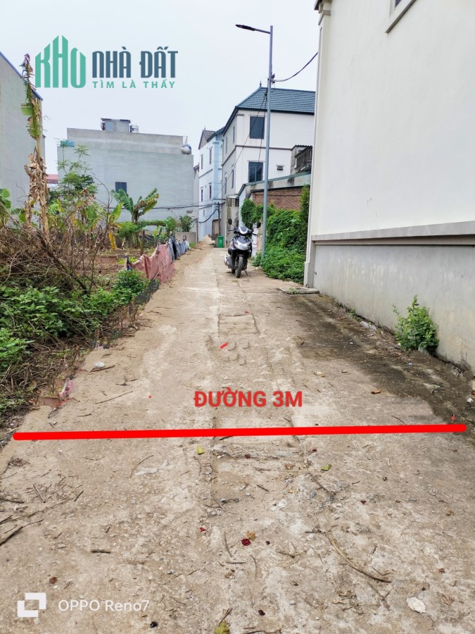 BÁN ĐẤT CHÍNH CHỦ HẢI BỐI 65M HAI MẶT TIỀN THÔNG ÔTÔ VÀO HƠN 2 TỶ 1,5KM KCN BẮC THĂNG LONG.