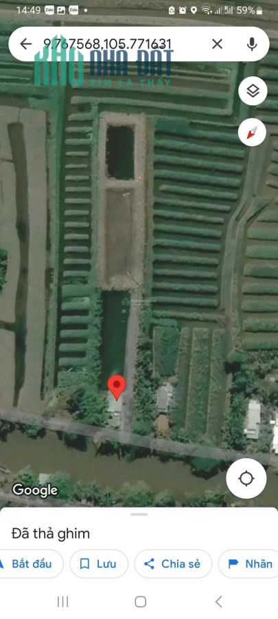 BÁN GẤP LÔ ĐẤT 7000M2 TẶNG NHÀ, HUYỆN PHỤNG HIỆP, HẬU GIANG