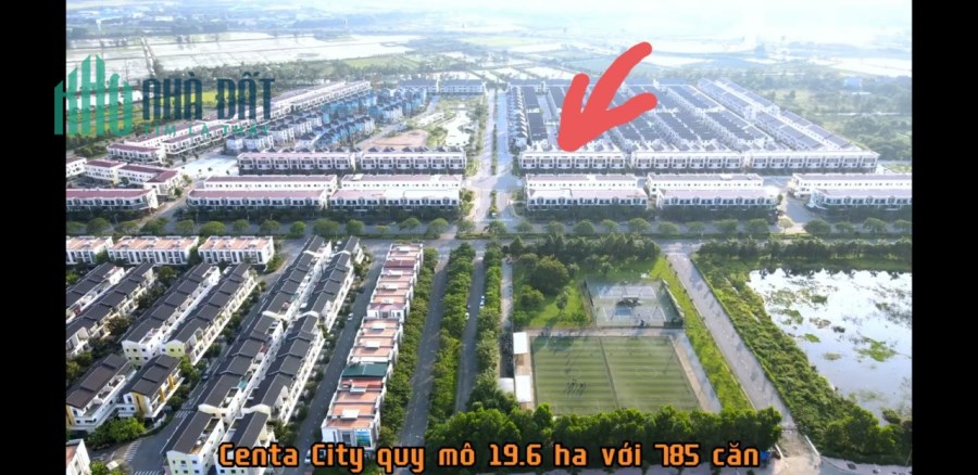 Chỉ 47 tr/m² SH đường 26m,120m² xây 3 tầng hoàn thiện, KCN Vsip Bắc Ninh