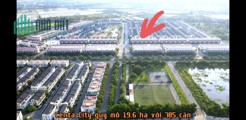 Chỉ 47 tr/m² SH đường 26m,120m² xây 3 tầng hoàn thiện, KCN Vsip Bắc Ninh