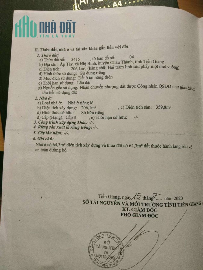 CHÍNH CHỦ CẦN BÁN NHÀ TẶNG NỘI THẤT VỊ TRÍ MẶT TIỀN.