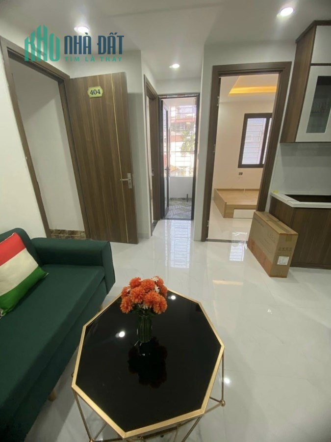 Bán CCMN ngõ 66 Triều Khúc, Thanh Trì, 94m2x8T, mt5.5m, 26PKK full nội thất