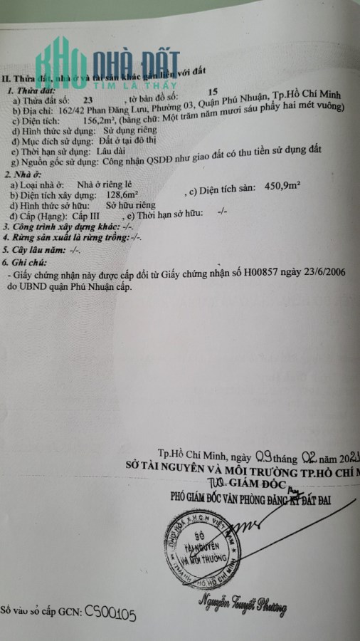 CHÍNH CHỦ BÁN NHÀ PHAN ĐĂNG LƯU, PHÚ NHUẬN, 25 TỶ