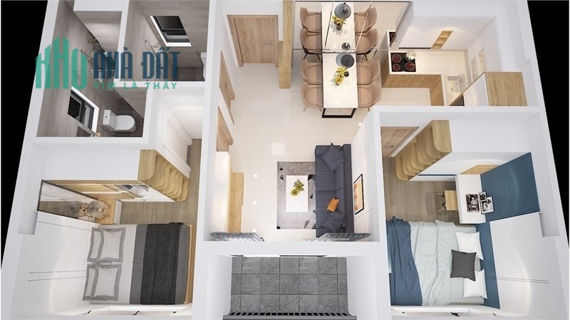 NHÀ Ở XÃ HỘI  THANH TOÁN GÓP 2 NĂM GIÁ FULL  1,626,289,542
