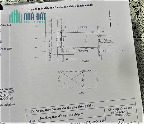 Bán nhà HXT đường Trương Phước Phan, Bình Tân, 98m2, 6x16, 2 tầng, 3PN, chỉ 6.2 tỷ TL chính chủ.