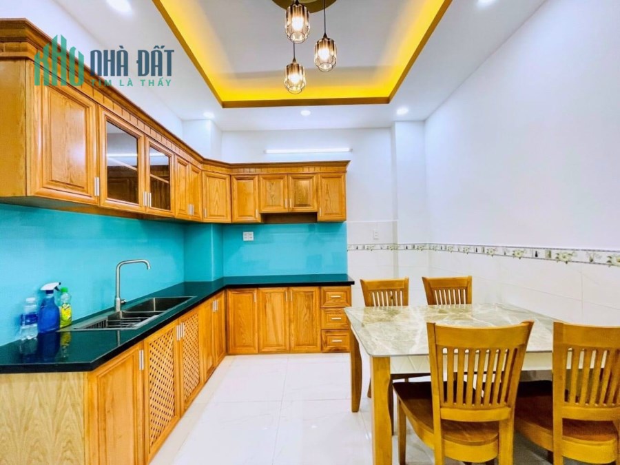 NHÀ ĐẸP GÒ VẤP 56M2, 4 x 14 2L 3PN  TẶNG FULL NT NHƯ HÌNH,  SỔ VUÔNG VỨC HOÀN CÔNG