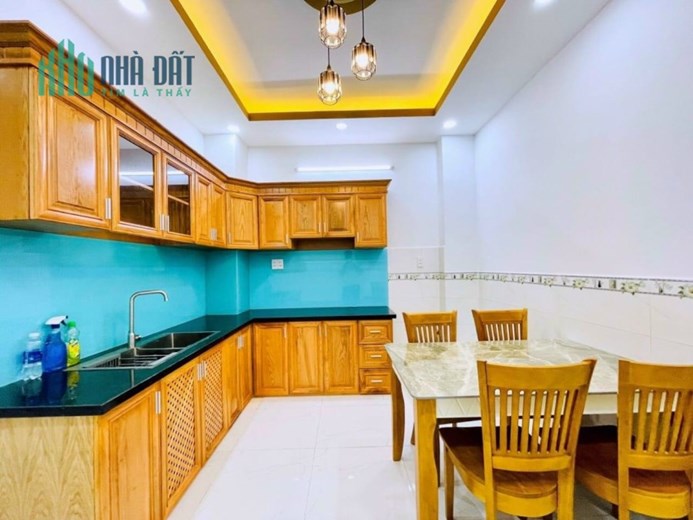 NHÀ ĐẸP GÒ VẤP 56M2, 4 x 14 2L 3PN  TẶNG FULL NT NHƯ HÌNH,  SỔ VUÔNG VỨC HOÀN CÔNG