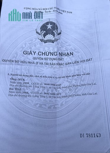 🌳ĐẤT HẺM ĐÀO DUY TỪ 25X 20 TC 250 M2 🌳BÁN 300 LÔ ĐẤT GIA LAI 🌳