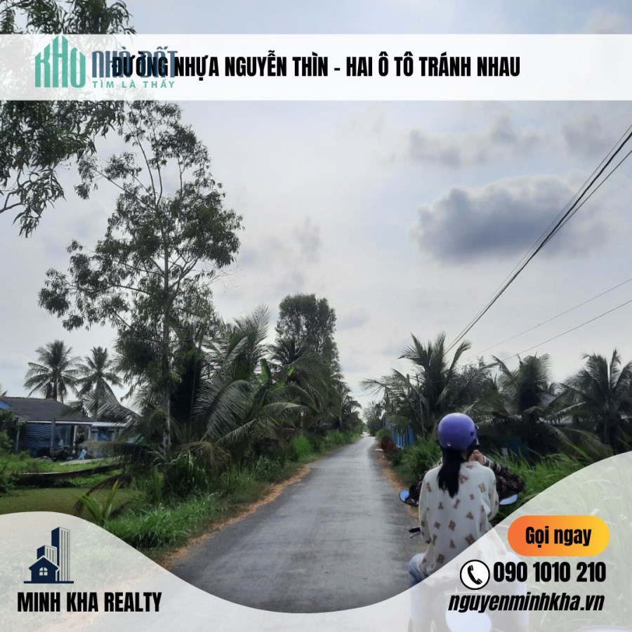 Bán 2.800m2 (21m x 126m) đất mặt tiền Gò Công Tây đường Nguyễn Thìn giá chỉ 1.5tr/m2 LH 090 1010