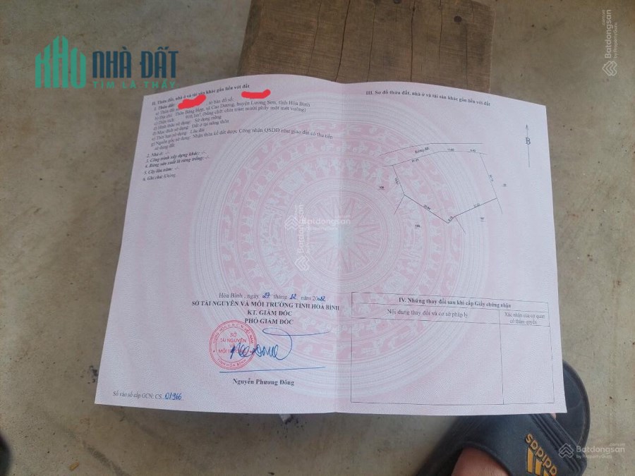 Siêu phẩm nghỉ dưỡng tại Cao Dương - Lương Sơn, DT 910,1m2, full thổ cư, đầu tư sinh lời cao