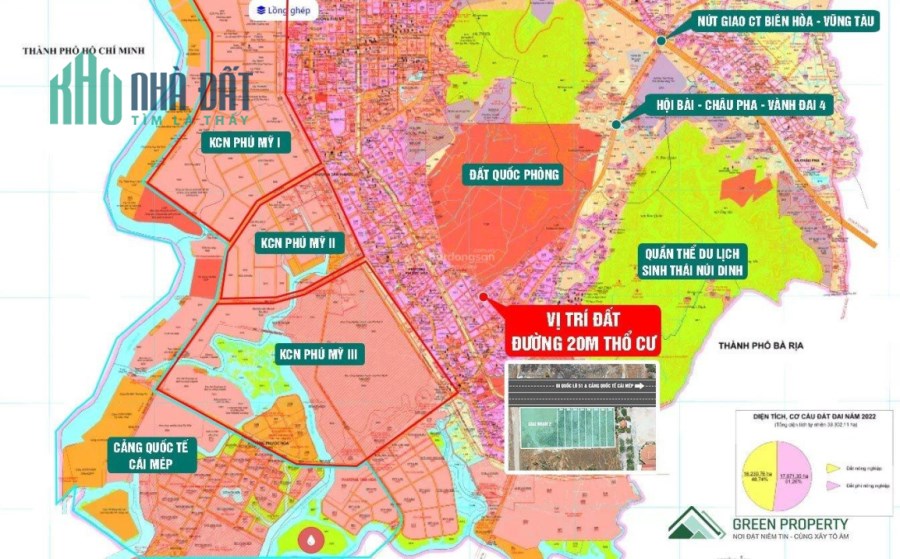 Bán gấp đất sổ hồng PHước hòa,Phú Mỹ,Bà Rịa - Vũng Tàu,đường 25m,xây tự do, chỉ cần thanh toán 430