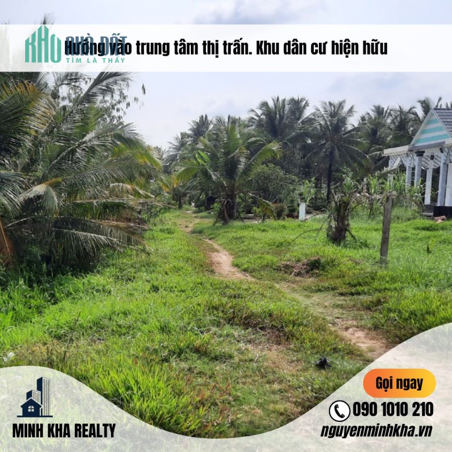 (Hiếm) Bán 4.350m2 Đất Đẹp KP3 thị trấn Vĩnh Bình có 400m2 thổ cư Giá Chỉ 1.5 triệu/m2. LH 090 1010