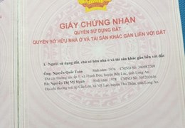 CẦN BÁN NHANH Lô Đất Vị Trí Đẹp Tại Thủ Thừa, Long An