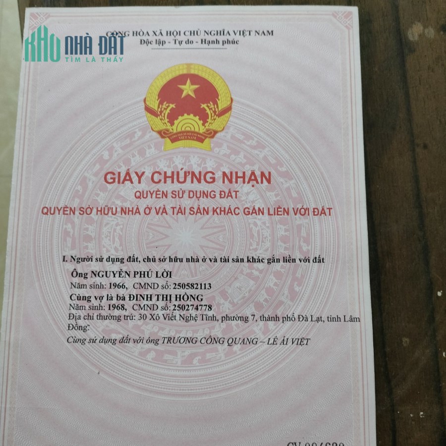 Sở Hữu Ngay Lô Đất Đẹp Vị Trí Đắc Địa Tại Phường 12, TP Đà Lạt, Lâm Đồng