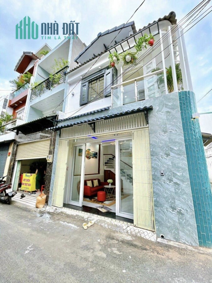 Bán Nhà Mới Ở Ngay Đường Xe Hơi 45m2 Lê Văn Thọ nhỉnh 4 tỷ