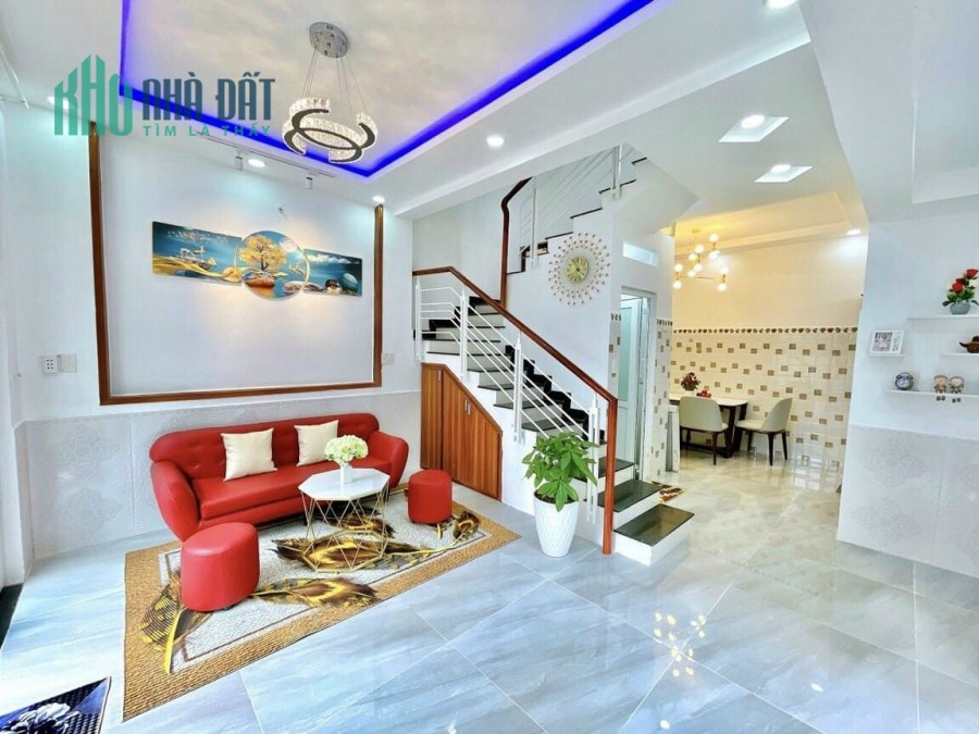 Bán Nhà Mới Ở Ngay Đường Xe Hơi 45m2 Lê Văn Thọ nhỉnh 4 tỷ