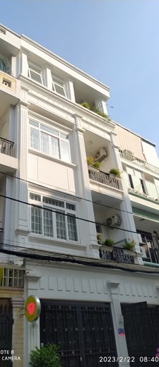 Bán Nhà Lạc Long Quân, Hẻm xe hơi, 4 tầng BTCT, ngang 5m, 55m2, giá 8tỷ1.