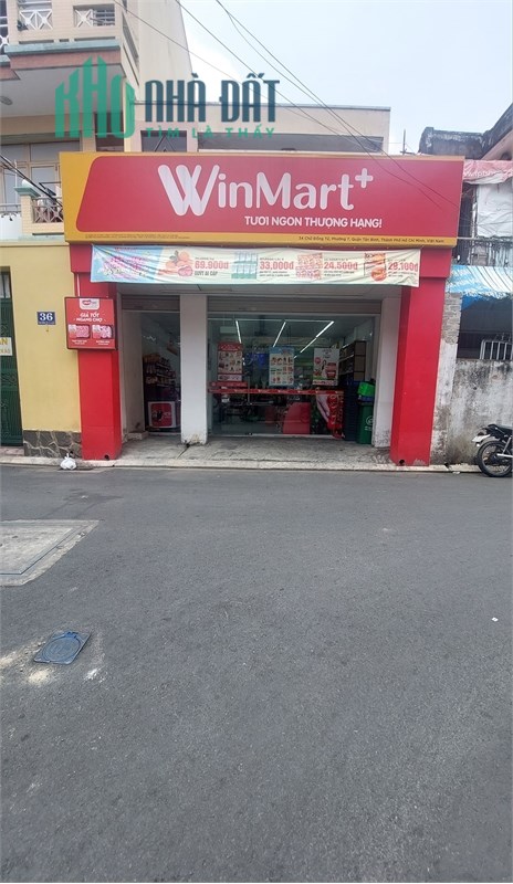 Mặt tiền Chử Đồng Tử, Phường 7, Tân Bình – 108m2, 2 tầng, 16.99 tỷ