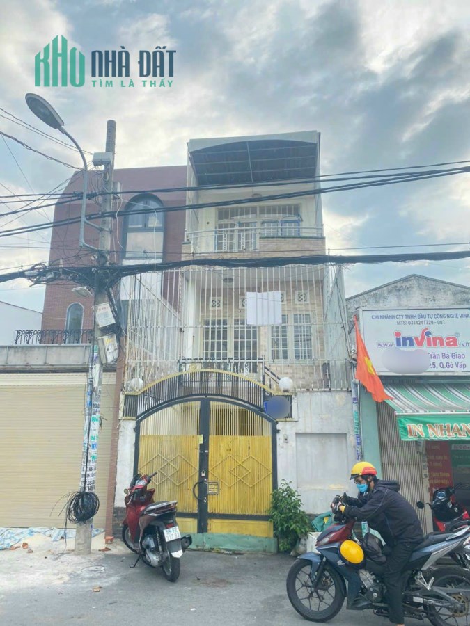 Bán nhà mặt tiền trần bá giao p5 gò vấp  2 lầu 4x20, chỉ 7,9 tỷ